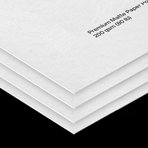 Papier d’art épais & mat